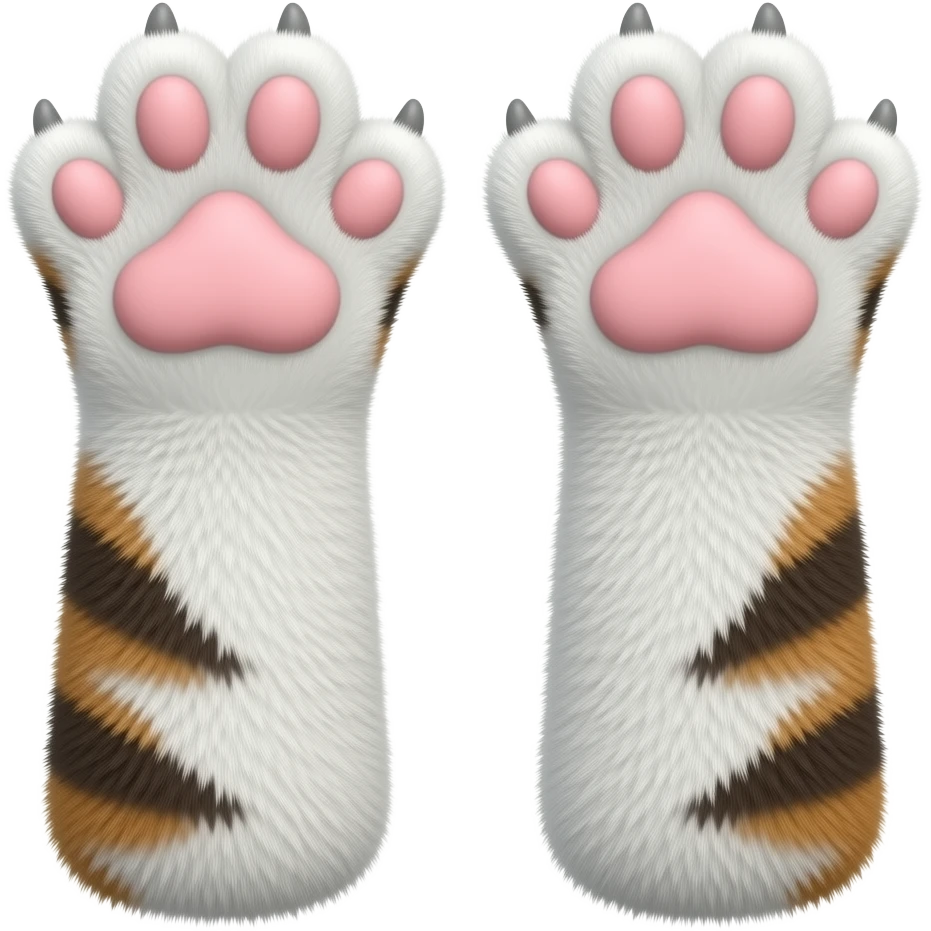 furry paws 3d emoji emoji