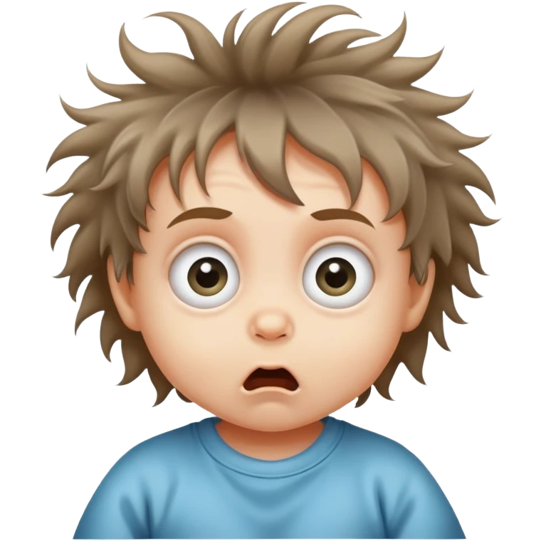 Crazy baby emoji