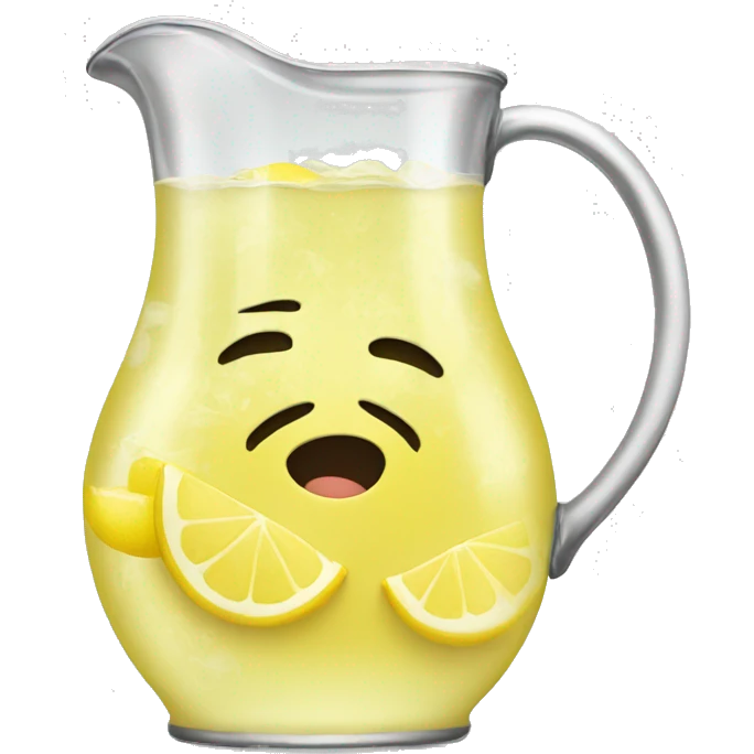 Pitcher full of lemonade emoji