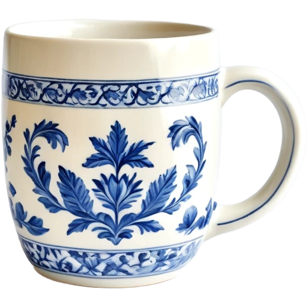 toile coffee mug emoji