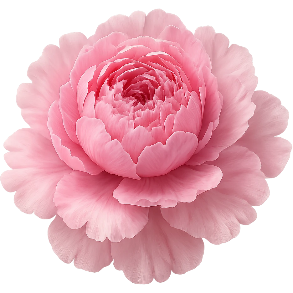pink peony emoji