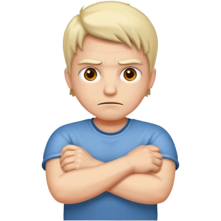 Mad with crossed arms  emoji