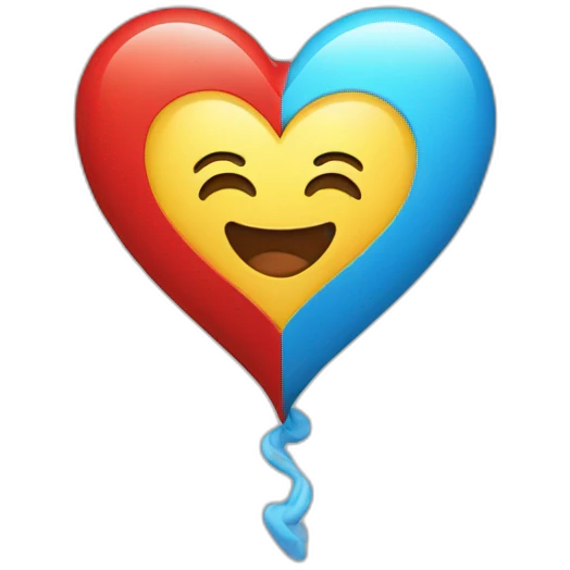 Un coeur emoji