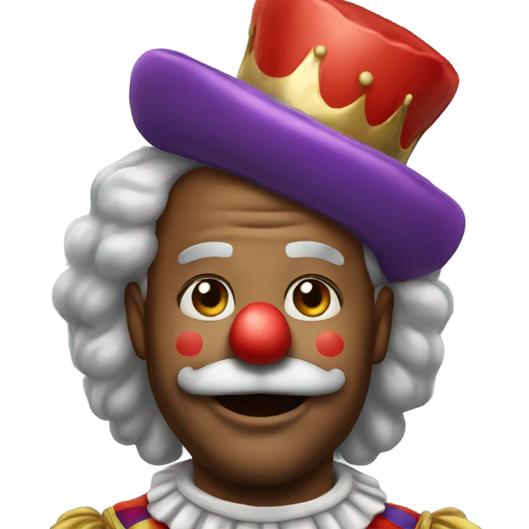 King of clown a emoji