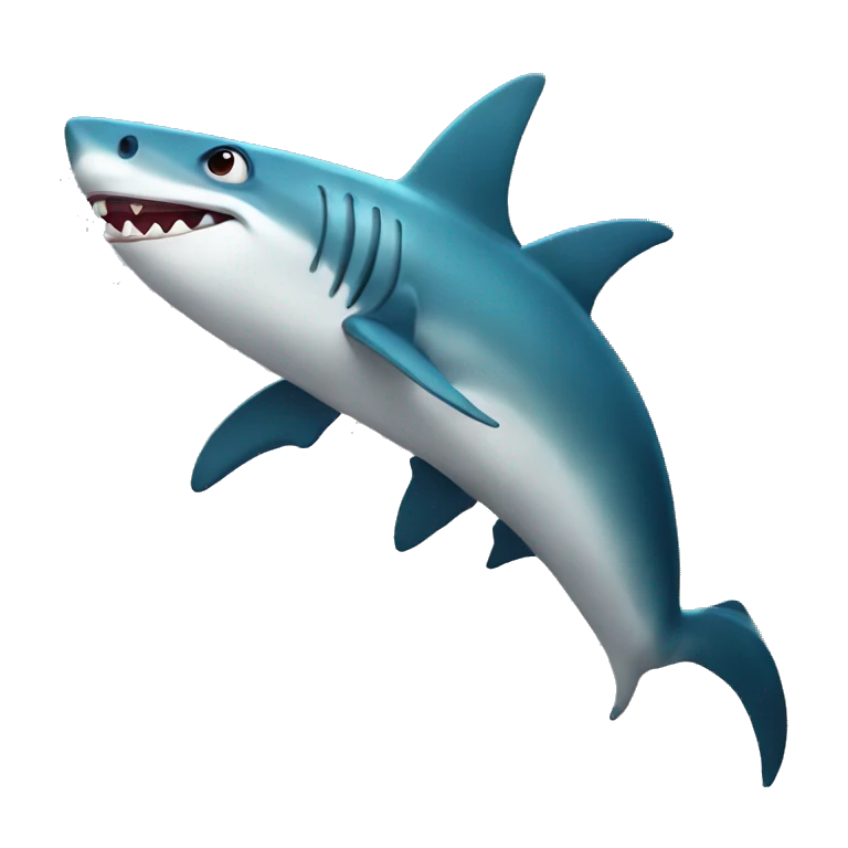 Tiburón bailando emoji
