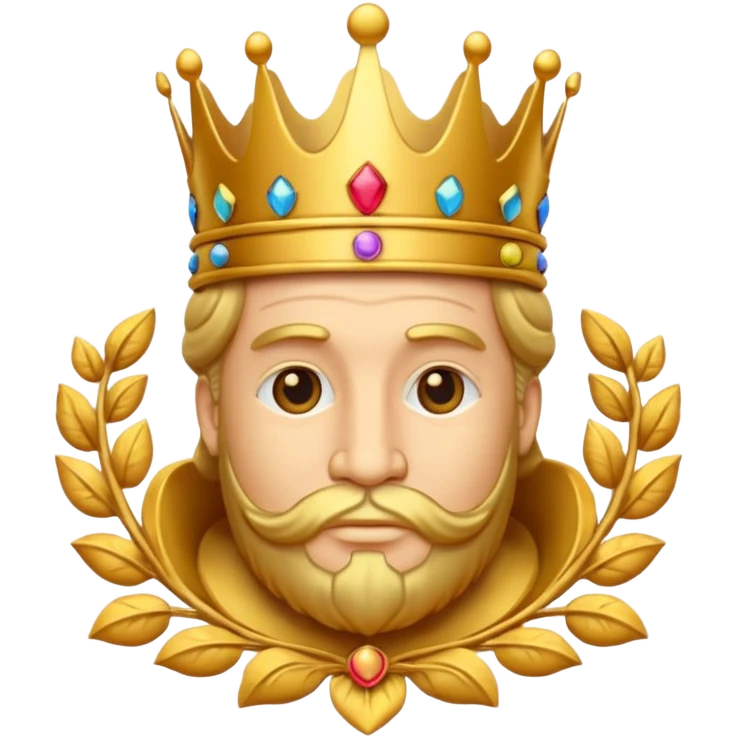 Create King Of Arts logo emoji