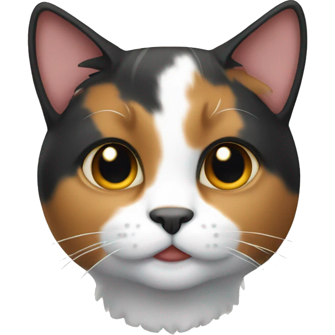 Calico cat emoji