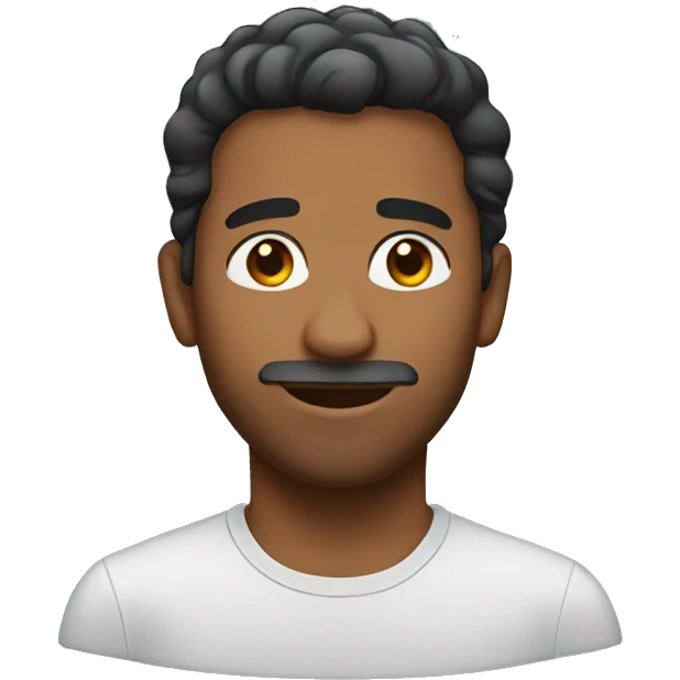 Brown man emoji