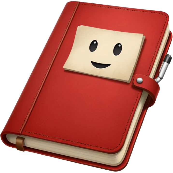 red Sketchbook emoji