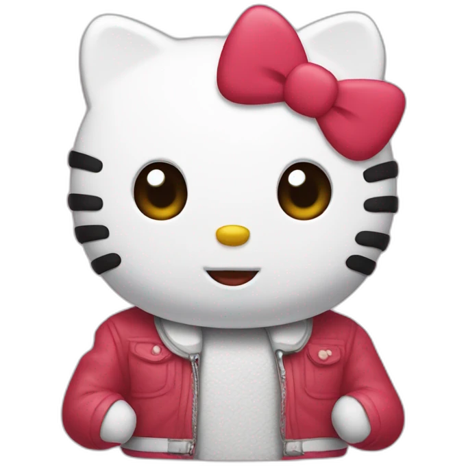 Hello kitty qui pete emoji
