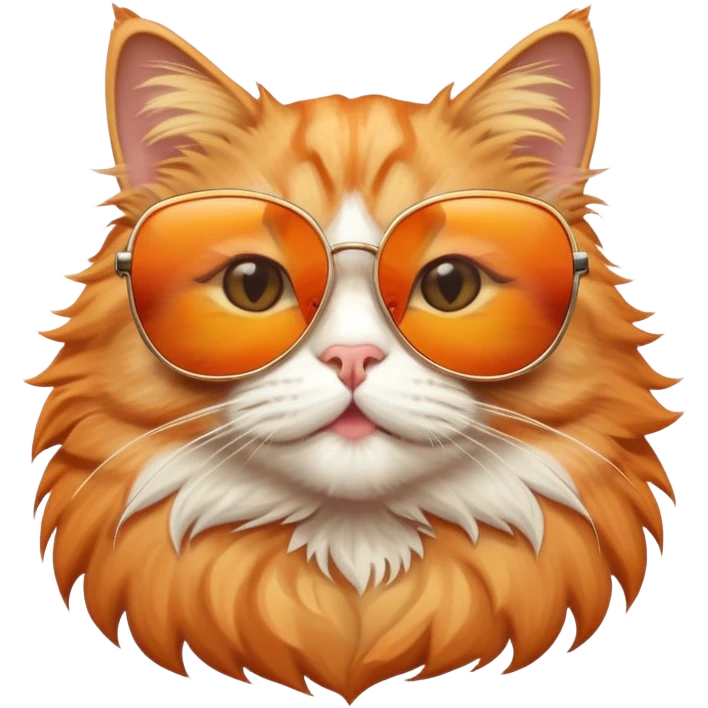 ridiculous cat with sunglasses emoji