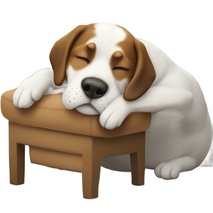 Sunday afternoon relaxing dog emoji