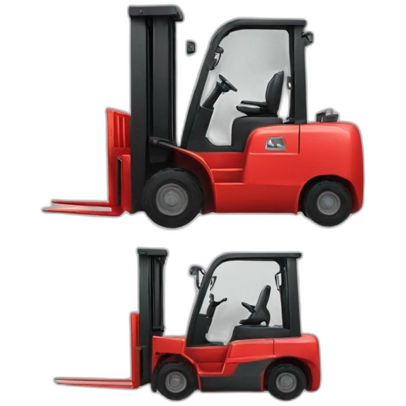 red forklift emoji
