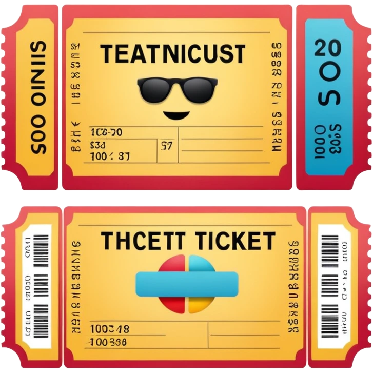 theatre ticket emoji