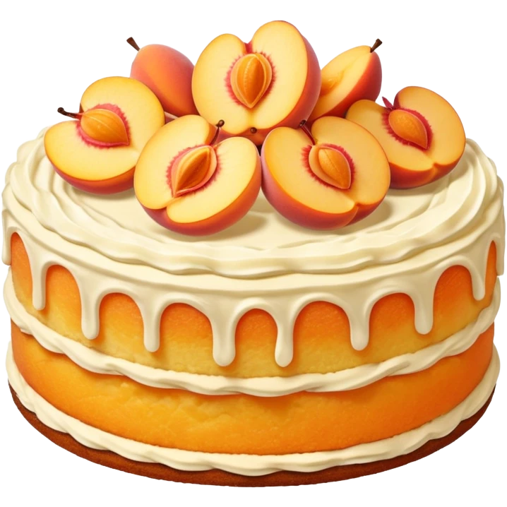 peach cake emoji