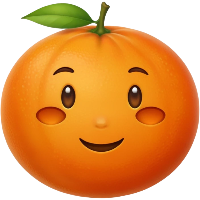 cute orange fruit emoji