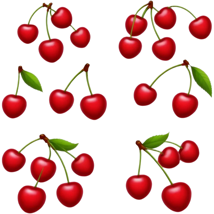 Cherrys with Kitty hands  emoji