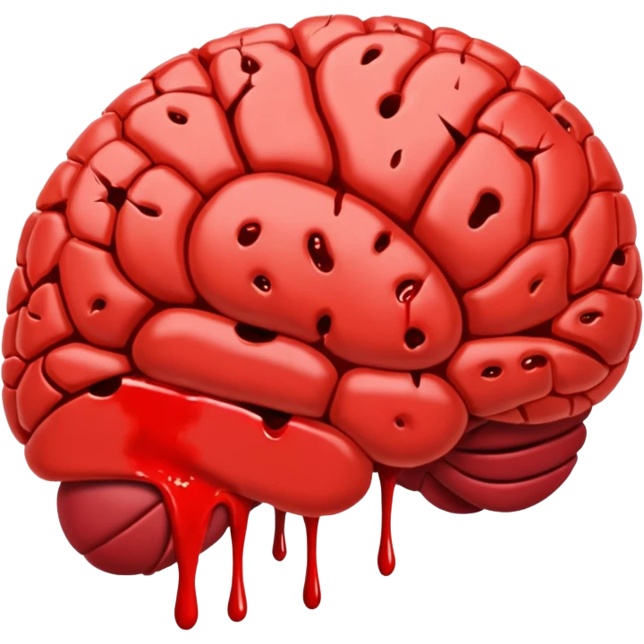 Cerebro explotado emoji