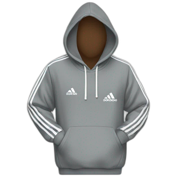 adidas hoodie emoji