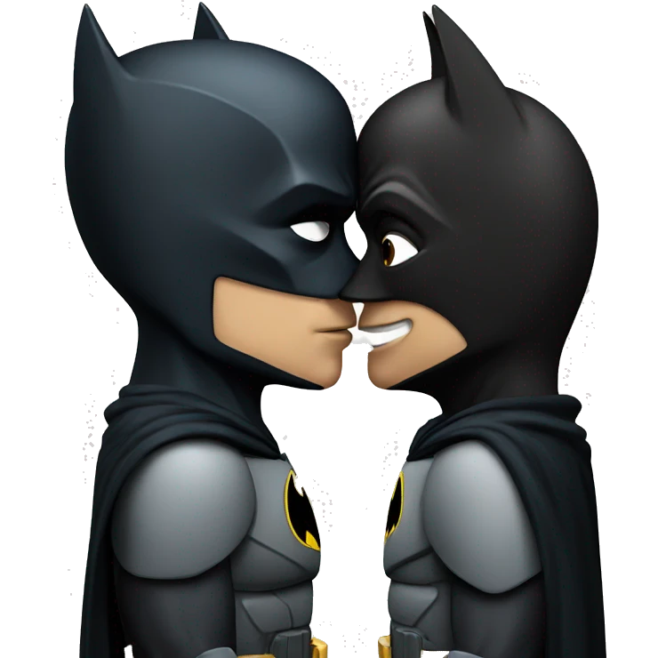 Batman kiss emoji