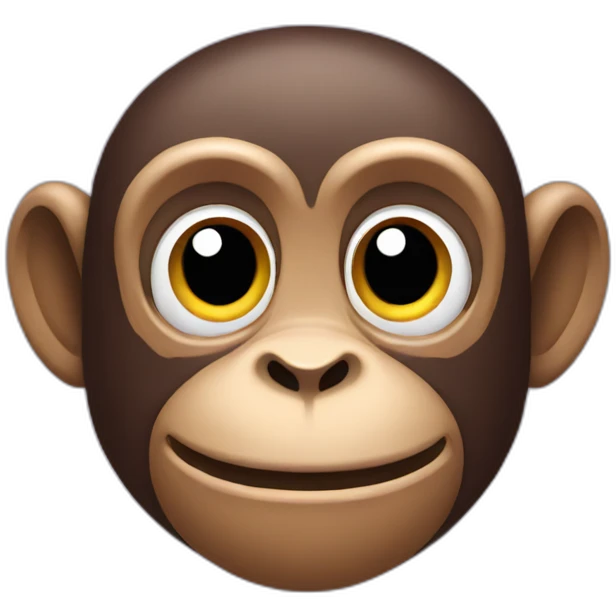 Monky purple emoji