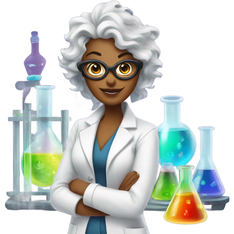 Science wizard hot lady  emoji