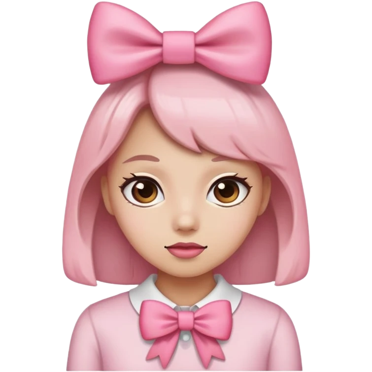 😝with 🎀💗 emoji