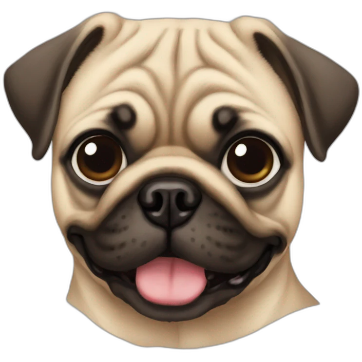 pug face emoji