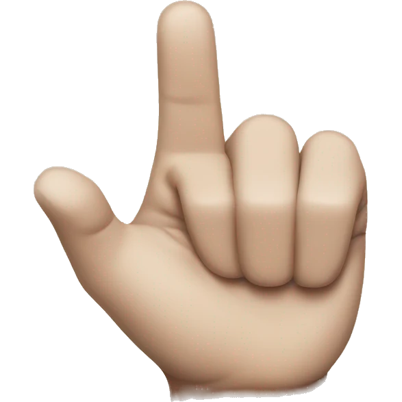 the hand pointing to the left emoji