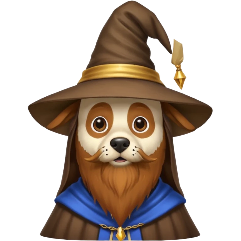 Dog wizard emoji
