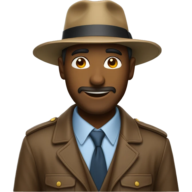 un homme qui soulève son chapeau emoji