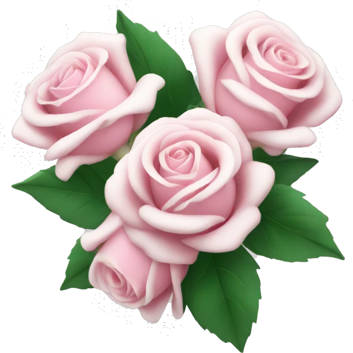 pink white roses bouquet  emoji