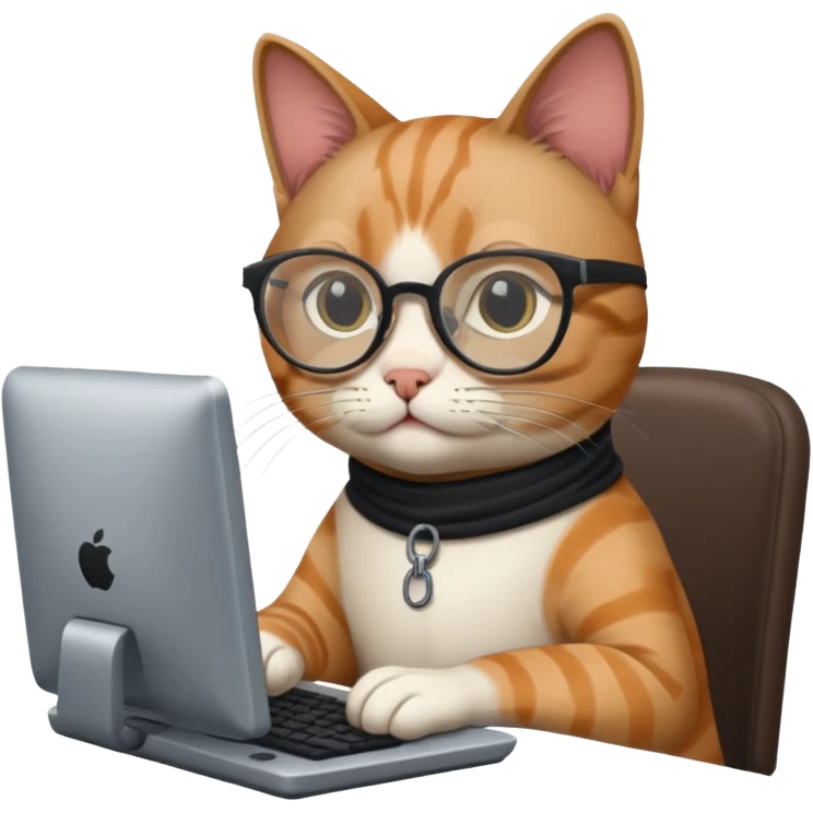  cat hacker emoji
