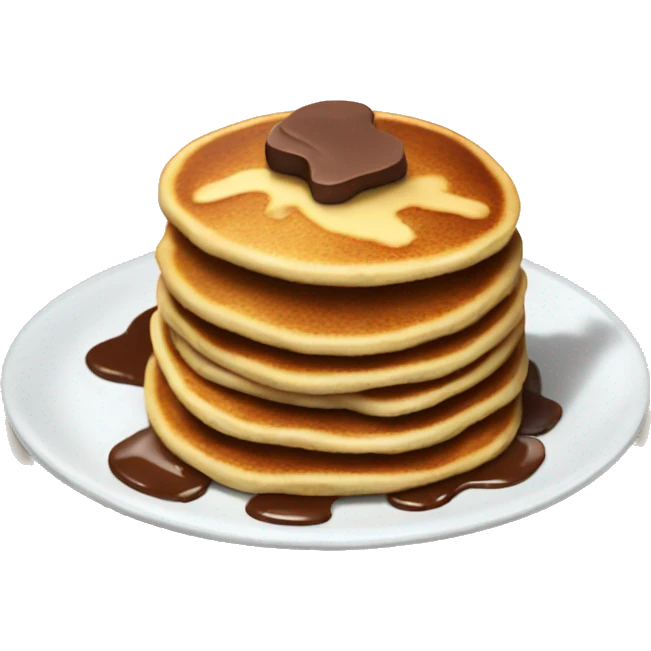 Pancakes with Nutella  emoji