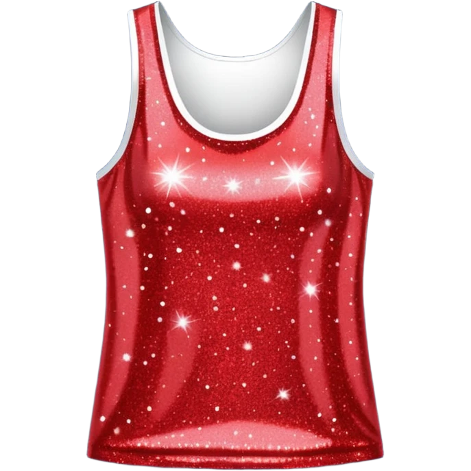 red glitter tank emoji