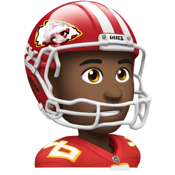 Josh in Chiefs jersey emoji