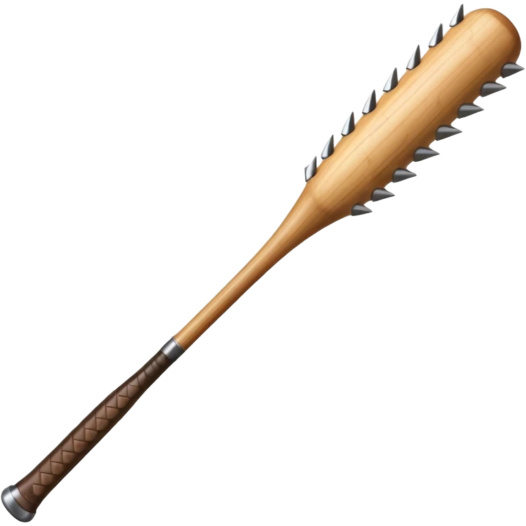 Baseball bat with big spikes emoji