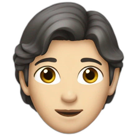 Arwen with bob haircut emoji