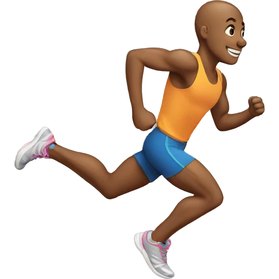 running emoji