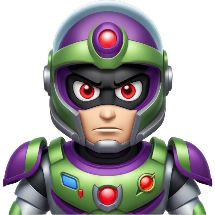 anti Buzz Lightyear, evil space ranger, dark version emoji