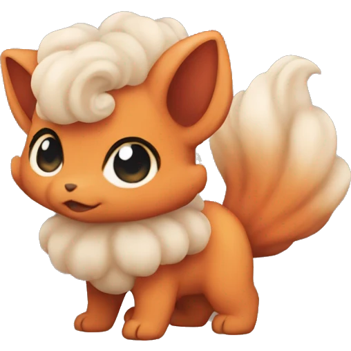 Cute vulpix emoji