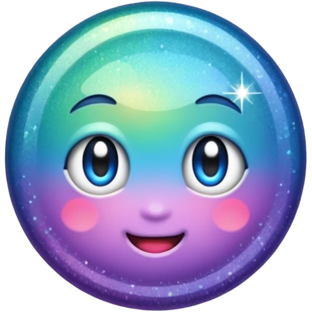 Glitter silent killer emoji