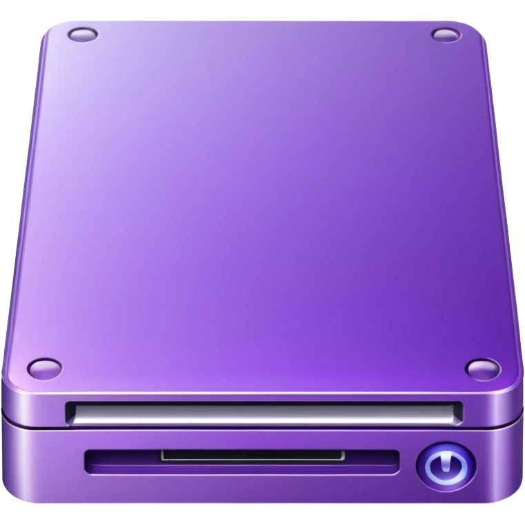 purple dvd drive emoji