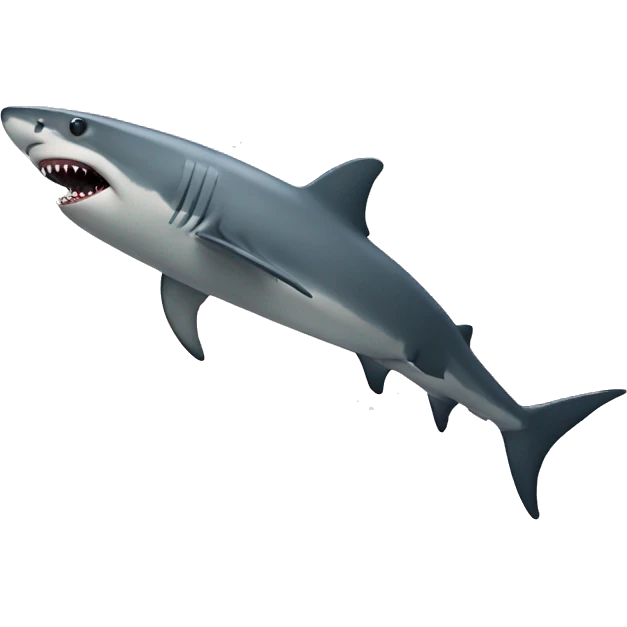 Shark with human legs emoji