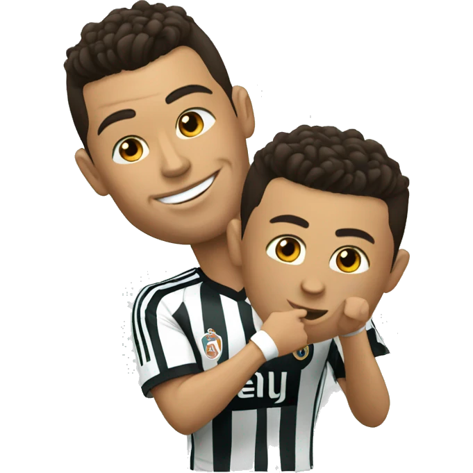 Ronaldo playing for ronaldo emoji