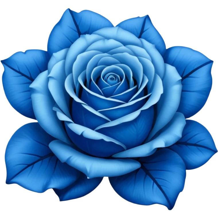 Blue rose  emoji