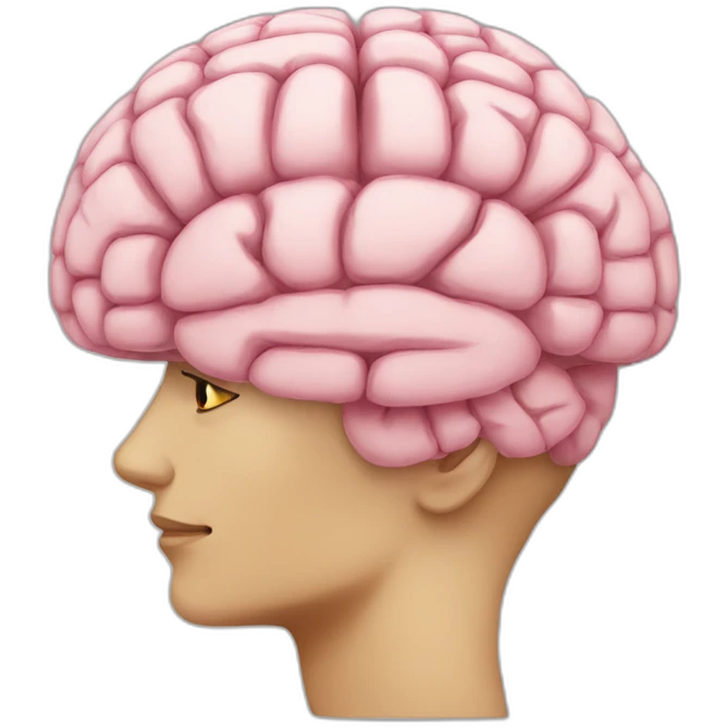 cerebro humano emoji