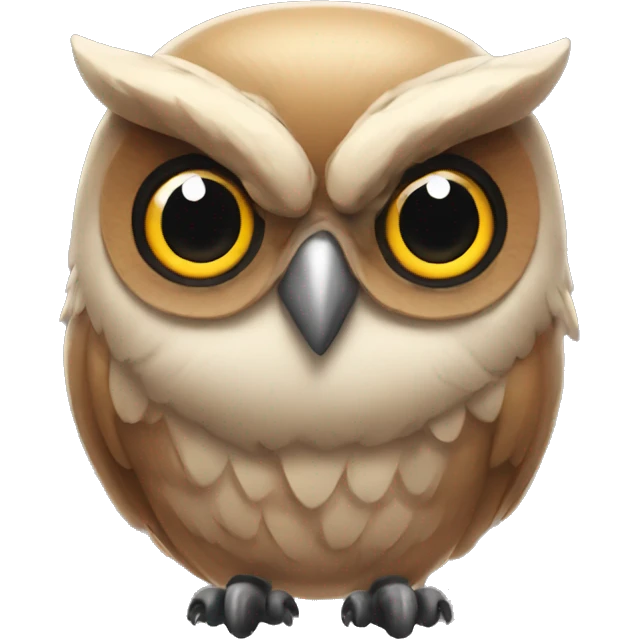 muscular owl emoji