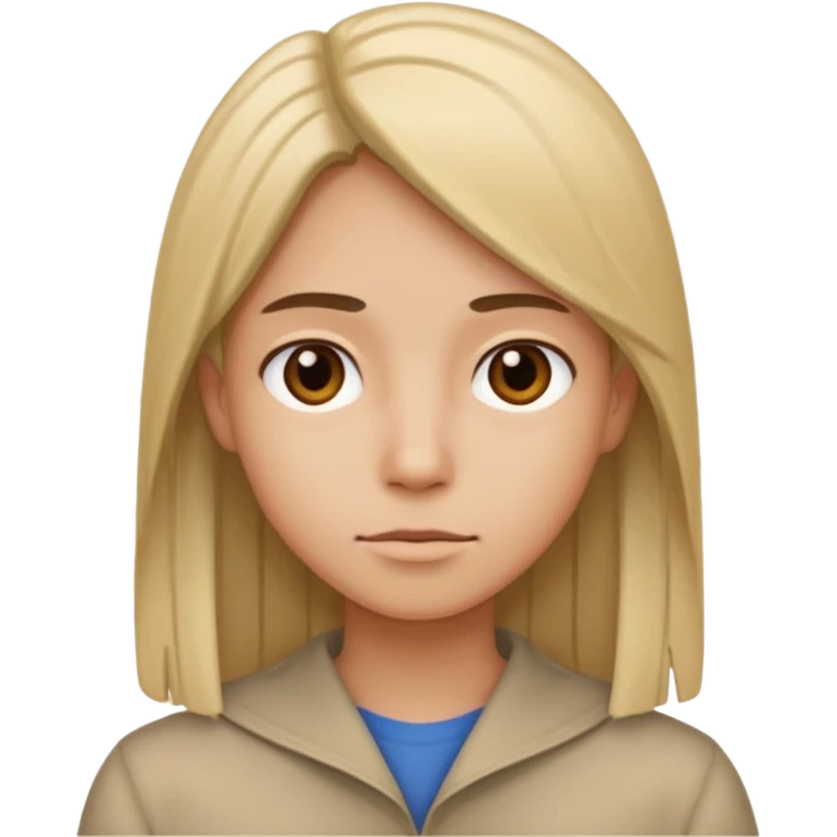 straight hair now emoji