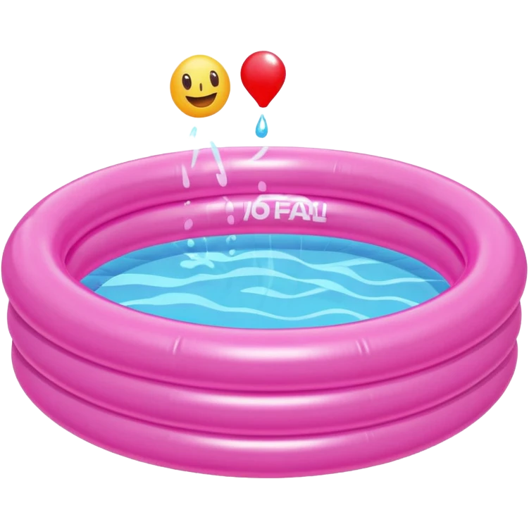pink inflatable pool emoji
